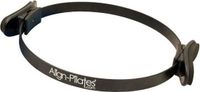 Align-pilates MADFitness Align Pilates Ring - Enkele Handgreep - Staal - Diameter 30 cm - Zwart