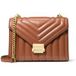 Michael Kors Medium Sac bandoulière à rabat et chaîne Luggage