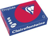 Clairefontaine Gekleurd Papier Kersenrood 210 grams A4 (250 vel)
