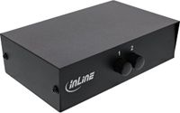 InLine Tulp composiet audio/video schakelaar | 2 naar 1 | metaal