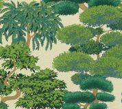 A.S. Création Botanisch Behang - Groen Crème Beige - Vliesbehang - 1005 x 53 cm