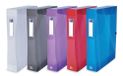 Oxford Tijdschriftenhouder, Polypropyleen (PP), Blauw, Grijs, Doorschijnend, Rood, Paars, A4, 6 cm rugbreedte