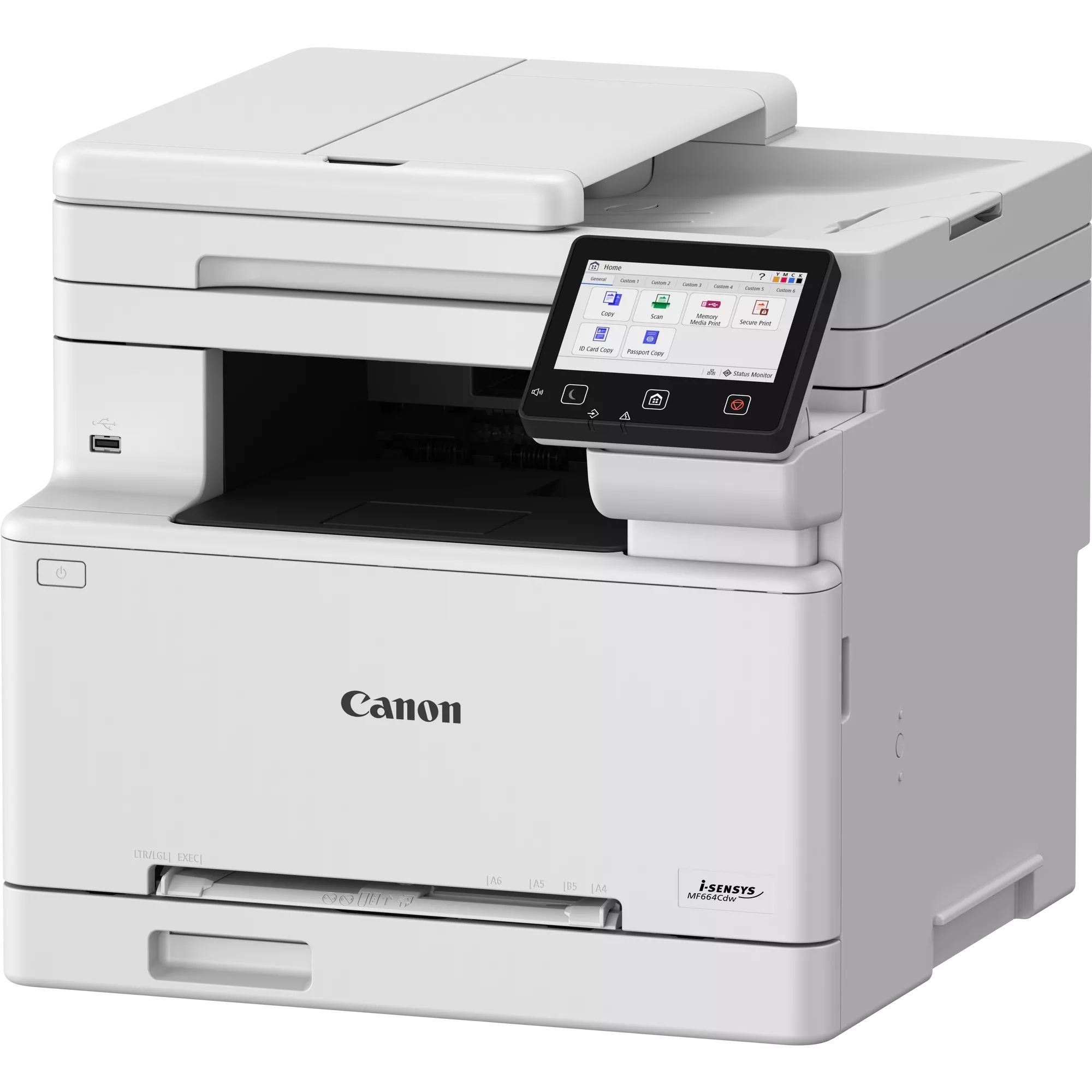 Canon i-SENSYS MF664Cdw Laser Printer - A4, 1200 x 1200 DPI, 25 ppm, Wifi