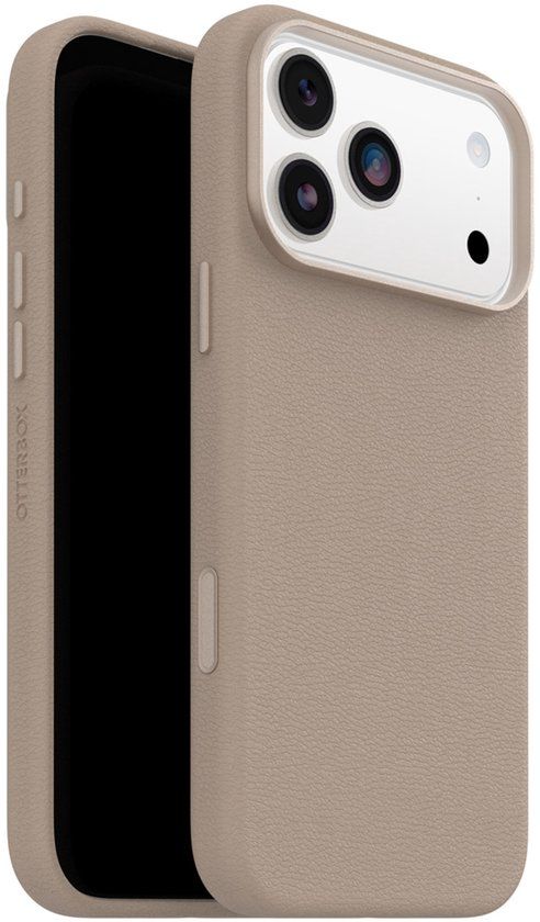 Otterbox Symmetry Cactus - iPhone 17 Pro Max - Leren Magsafe Backcover - Grijs