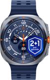 Samsung Galaxy Watch Ultra (2025) - Montre connectée - 47mm - Carte e-SIM - Titane Bleu + 1 an de garantie supplémentaire