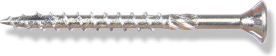 WOODIES® Ultimate Platverzonkenkopschroef Torx Verzinkt 6x40 Deeldraad VE=200