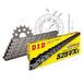 Kettingset DID Kettingset Alu 525VX3 / 124 Eindeloos zwart voor Honda CBF N S ABS 600 cc Bj. 2008-2013
