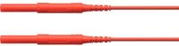 Schützinger Veiligheidsmeetsnoer Stekker 4 mm Stekker 4 mm 150.00 cm Rood 1 stuk(s)