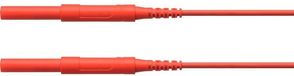 Schützinger Veiligheidsmeetsnoer Stekker 4 mm Stekker 4 mm 150.00 cm Rood 1 stuk(s)