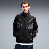 PUMA T7 Relaxed geweven trainingsjack voor Heren, Zwart, Maat L