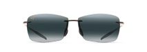 Maui Jim Unisex Lighthouse Sunglasses, Shiny Black Frame/Neutral Grey Lens, One Size