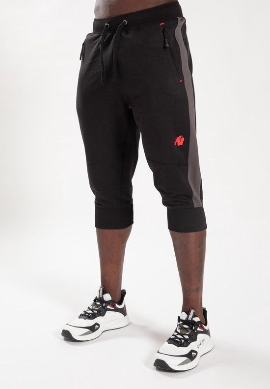 Gorilla Wear Thompson 3/4 Joggingbroek - Zwart - 2XL