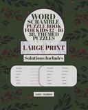 Word Scramble Puzzle Book Kids 12 - 16