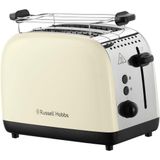 Russell Hobbs Colours Plus 2-Slice Toaster - Cream & Silver
