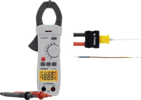 VOLTCRAFT VC-519 Stroomtang Digitaal CAT III 600 V