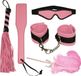 Bad Kitty – Bondage Set voor Verlegen Stoute Meisjes 5 Delig - Roze