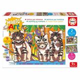 Educa Magische Kunst: Aantal Katten/honden Veelkleurig