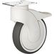 Häfele Roulette design pour meubles H4822 Capacité de charge 110 kg dirigeable avec plaque à visser, avec frein, 125 mm