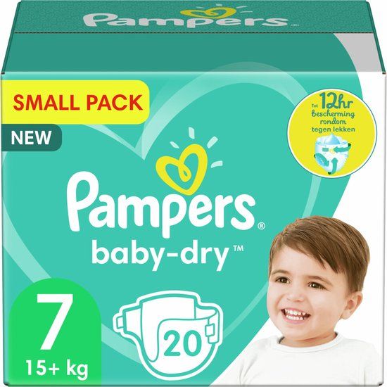 Pampers Baby-Dry Luiers Maat 7 - 20 Stuks