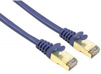 Hama Exxter Cat 5e netwerkkabel STP 3m blauw verguld