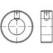 TOOLCRAFT 1061703 Rondellen Buitendiameter: 25 mm M6 DIN 705 RVS A5 10 stuk(s)