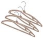 Domopak Living 903320 Set met 3 hangende T-shirt, fluweel, broekhouder