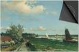 Dietrix Inductie Beschermer 71x52 - Oude Meesters - Johan Hendrik Weissenbruch De Trekvliet bij Rijswijk - Gezicht bij de Geestbrug