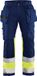 Blåkläder High Vis werkbroek met stretch 1558-1811 - Marine/High Vis Geel - C62