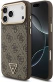 Guess telefoonhoesje voor iPhone 17 Pro Max - MagSafe geschikt - Bruin