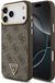 Guess telefoonhoesje voor iPhone 17 Pro Max - MagSafe geschikt - Bruin