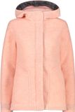CMP Damesjack met capuchon, Wol/Polyester, Maat L, Perzik