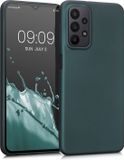 kwmobile telefoonhoesje geschikt voor Samsung Galaxy A23 4G / 5G - Hoesje voor smartphone - Back cover in metallic petrol