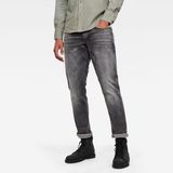 G-Star 3301 Regular Tapered Jeans Heren Katoen Elastaan Faded Bullit