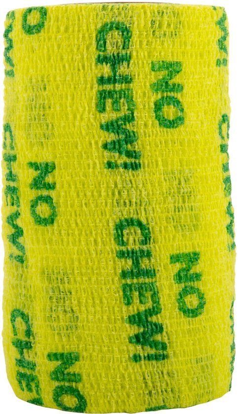 Petflex Powerflex Bandage Equine 10cm Geelgroen