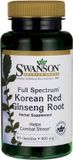 Swanson Health Ginseng rouge coréen spectre complet 400mg