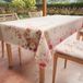 PETTI Artigiani Italiani Paastafelkleed Vlekbestendig Rechthoekig 140x180 cm 6 Personen Keukentafelkleed van Microvezel Design Kersenbloesem 100% Made in Italy