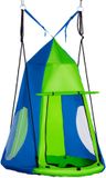 Outsunny Kinderhangmat - PE - 100x100x180cm - Groen