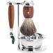 MÜHLE scheerset met kom - Vivo serie - puur dakhout - compatibel met Gillette® Fusion - pruimenhout