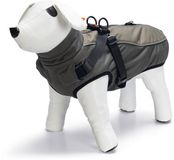 Beeztees Milo Hondenjas + Hondentuig Grijs 40 cm