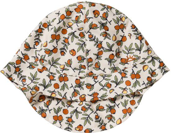 Salted Stories Pommegranate | Hat | White Swan | Gebloemd | Polyester | 1-2 jaar