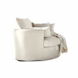 Loberon Draaifauteuil Jindabyne crème