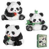 Panda Briques de construction - 3-en-1 - Compatible - Pour enfants et adultes