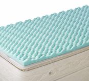 Protège-matelas Twin XL - Mousse alvéolée - 36 x 78 x 2 pouces - Surmatelas