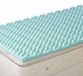 Protège-matelas Twin XL - Mousse alvéolée - 36 x 78 x 2 pouces - Surmatelas