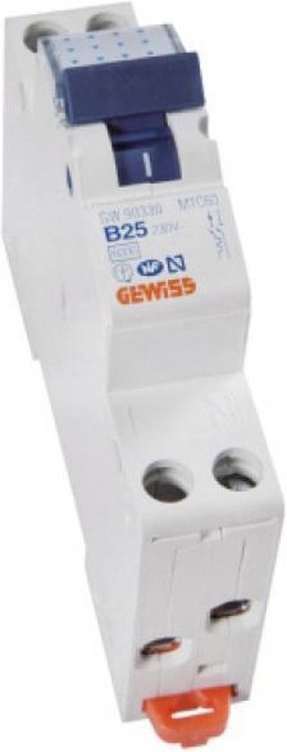 Gewiss COMPACT MCB 1P+N B20 6KA 1M