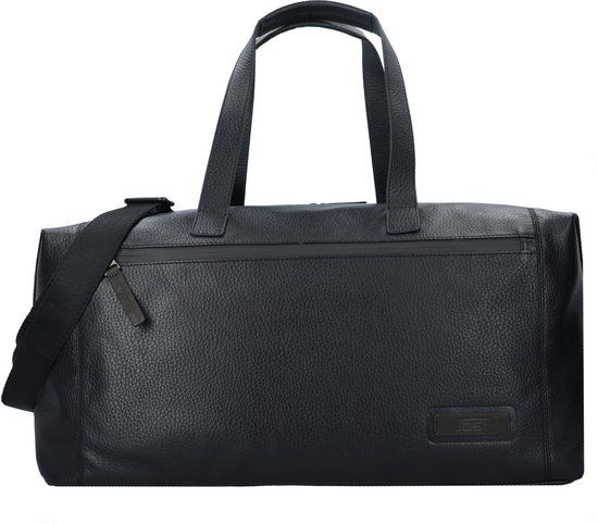 Jost Stockholm Weekender reistas leer 50 cm - zwart