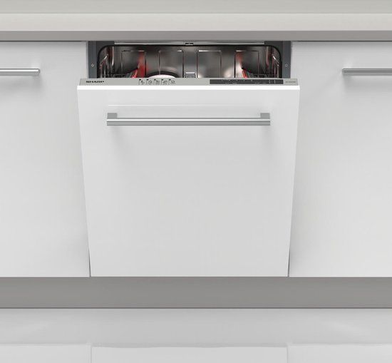 Sharp QWNI14I47EXEU - Volledig geïntegreerde vaatwasser - 60 cm - 13 couverts