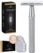 Wellshave Safety Razor Gris - Inox + 20 Scheermesjes