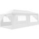 COSTWAY Pavillon de jardin 3x6 mètres