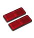 Lampa Paar rechthoekige reflectoren, goedgekeurd, rood, ref. 20540, 2 stuks